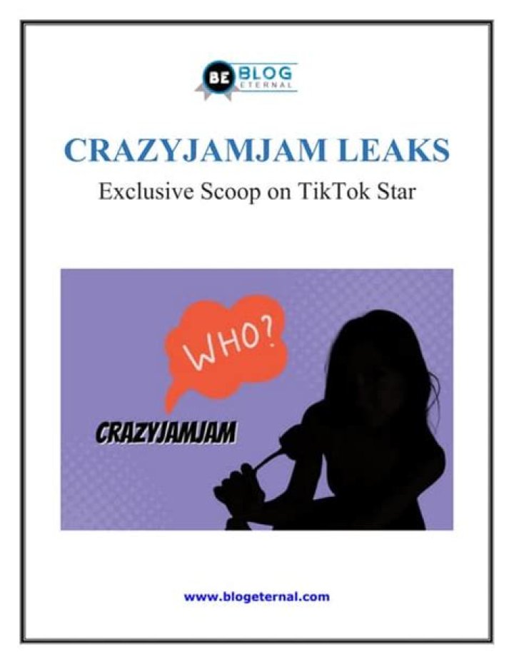 Breaking Exclusive: CrazyJamJam Explicit Content Leaked!