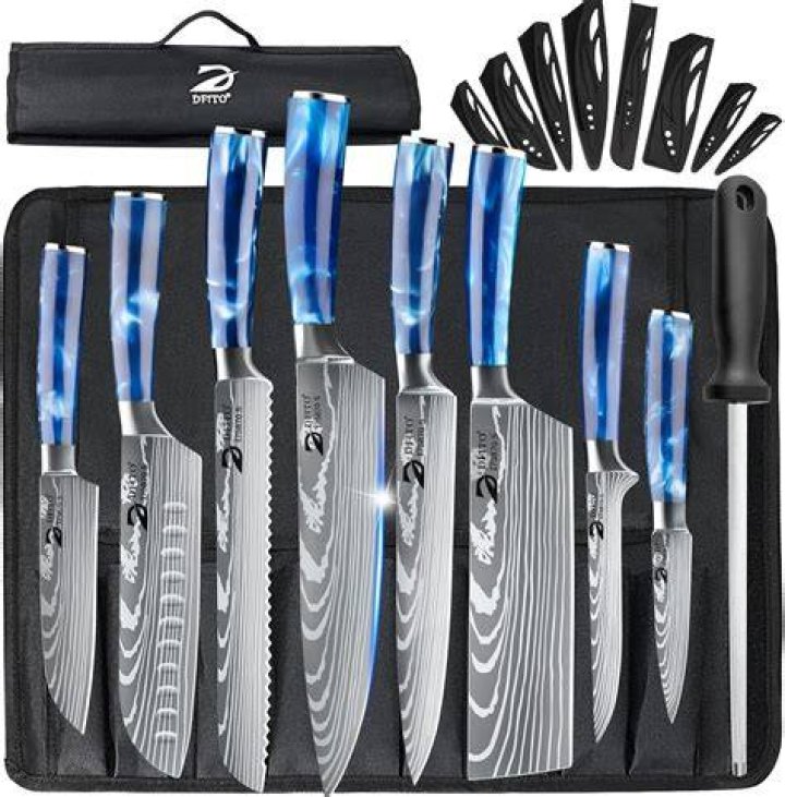 Introducing Blue Diamond: The Ultimate Knife Set for Culinary Excellence