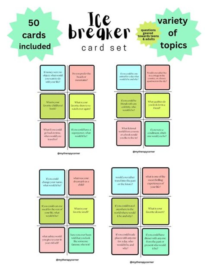 The Ultimate Icebreaker Page: Unlock Engaging Conversations Instantly