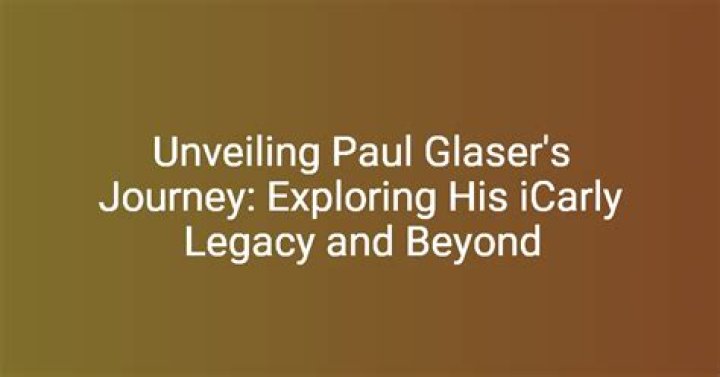 Unlock the Secrets of iCarly's Paul Glaser Connection