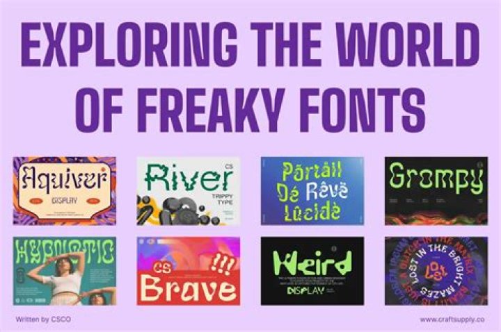 Unraveling the World of Freaky Fonts