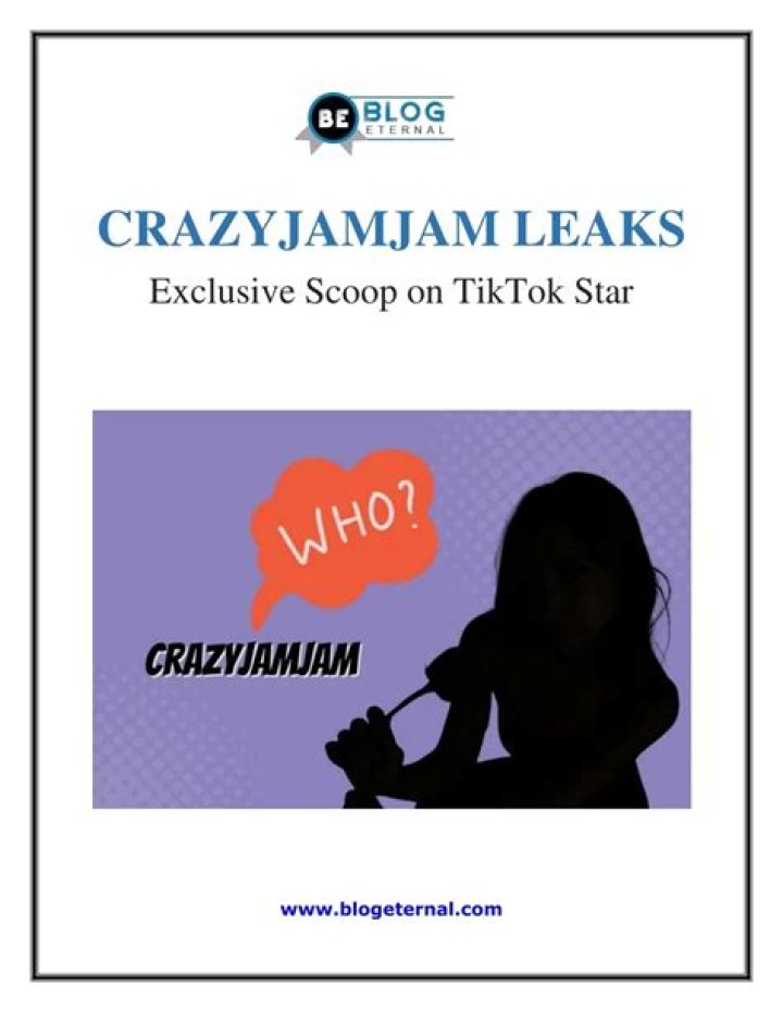 Unveiling the Crazyjamjam Leak: What You Need to Know