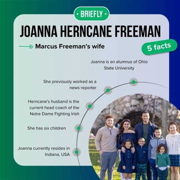 Who is Marcus Freeman's Wife? Meet Joanna Freeman