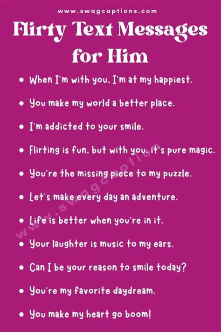 Witty Whispers: Flirty Texts to Make Him Laugh